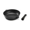 PREMIUM - SAUTEUSE 28 CM FONTE D'ALUMINIUM MANCHE AMOVIBLE AVEC COUVERCLE VERRE BOITE COULEUR PREMIUM - SAUTEUSE 28 CM FONTE D'ALUMINIUM MANCHE AMOVIBLE AVEC COUVERCLE VERRE BOITE COULEUR
