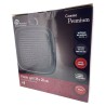 PREMIUM - POELE GRILL 28 x 28 CM FONTE D'ALUMINIUM MANCHE AMOVIBLE AVEC COUVERCLE VERRE BOITE COULEU