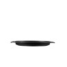 PREMIUM - MARMITE OVALE 3 PIECES 33 x 25 CM FONTE D'ALUMINIUM AVEC COUVERCLE VERRE BOITE COULEUR