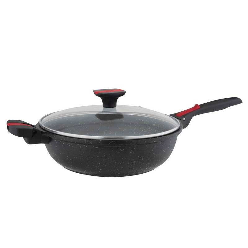 SAUTEUSE 24 cm VOLNA FAÇON PIERRE MANCHE AMOVIBLE SAUTEUSE 24 cm VOLNA FAÇON PIERRE MANCHE AMOVIBLE