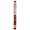 PRADEL - LOT 3 COUTEAUX OFFICE 9 CM MANCHES BOIS 2 RIVETS VRAC PRADEL - LOT 3 COUTEAUX OFFICE 9 CM MANCHES BOIS 2 RIVETS VRAC