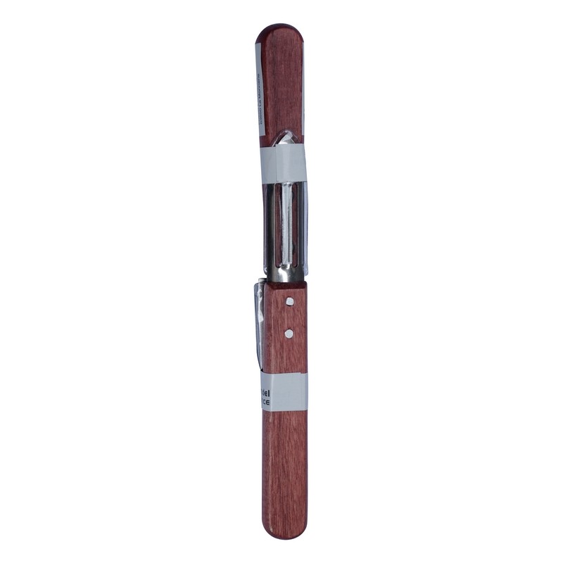 PRADEL - LOT 1 COUTEAU OFFICE 9 CM + 1 EPLUCHEUR 5.5 CM MANCHES BOIS 2 RIVETS VRAC PRADEL - LOT 1 COUTEAU OFFICE 9 CM + 1 EPLUCHEUR 5.5 CM MANCHES BOIS 2 RIVETS VRAC