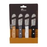 ESSENTIELS - SET 4 TARTINEURS 6 CM MANCHES COULEUR EN BOIS SUR CARTE ESSENTIELS - SET 4 TARTINEURS 6 CM MANCHES COULEUR EN BOIS SUR CARTE