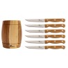 RUSTIKA BLOC DE 6 COUTEAUX STEAK RUSTIKA BLOC DE 6 COUTEAUX STEAK