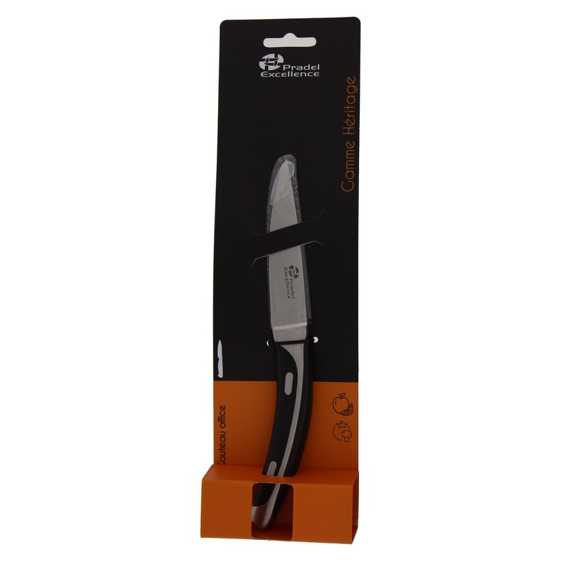 HERITAGE - COUTEAU OFFICE 9.5 CM SUR CARTE HERITAGE - COUTEAU OFFICE 9.5 CM SUR CARTE