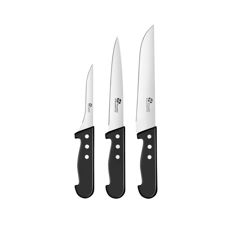 ESSENTIELS - SET 3 COUTEAUX BOUCHER SUR CARTE ESSENTIELS - SET 3 COUTEAUX BOUCHER SUR CARTE