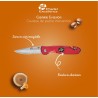 EVASION - COUTEAU DE POCHE INTERVENTION 8.5 CM SUR CARTE EVASION - COUTEAU DE POCHE INTERVENTION 8.5 CM SUR CARTE