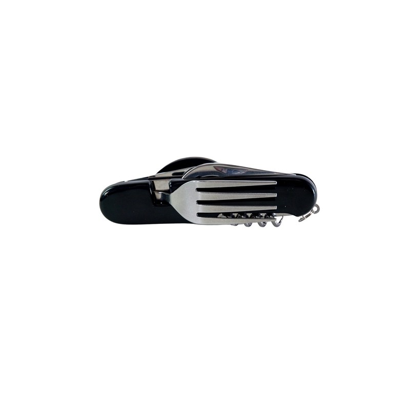 EVASION - COUTEAU DE POCHE CAMPING NOIR SUR CARTE EVASION - COUTEAU DE POCHE CAMPING NOIR SUR CARTE