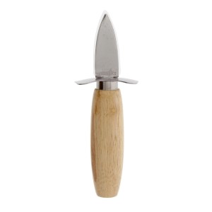 PRADEL - COUTEAU A HUITRE 5.5 CM AVEC GARDE MANCHE BOIS VRAC