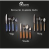 QUITO - MENAGERE 24 PIECES BRONZE BOITE COULEUR