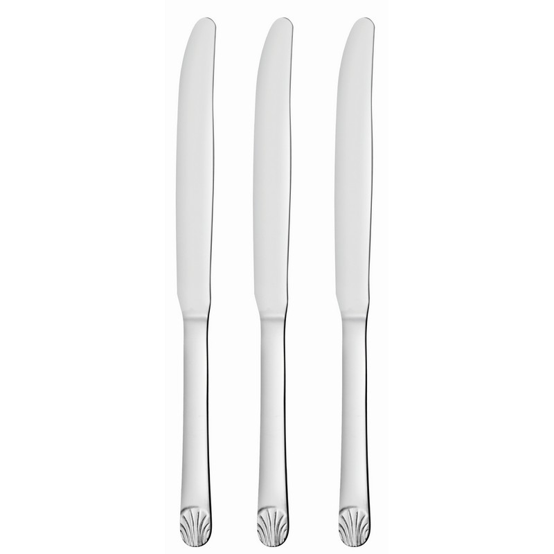 RIGA - LOT DE 3 COUTEAUX DE TABLE INOX EN VRAC RIGA - LOT DE 3 COUTEAUX DE TABLE INOX EN VRAC