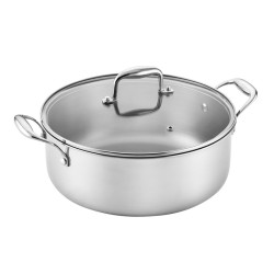 LUMIA - FAITOUT 28 CM INOX AVEC COUVERCLE BOITE COULEUR