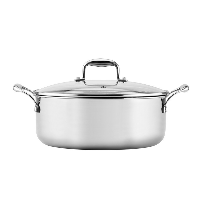 LUMIA - FAITOUT 28 CM INOX AVEC COUVERCLE BOITE COULEUR