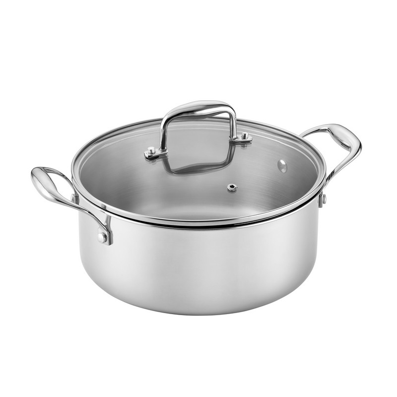 LUMIA - FAITOUT 24 CM INOX AVEC COUVERCLE BOITE COULEUR