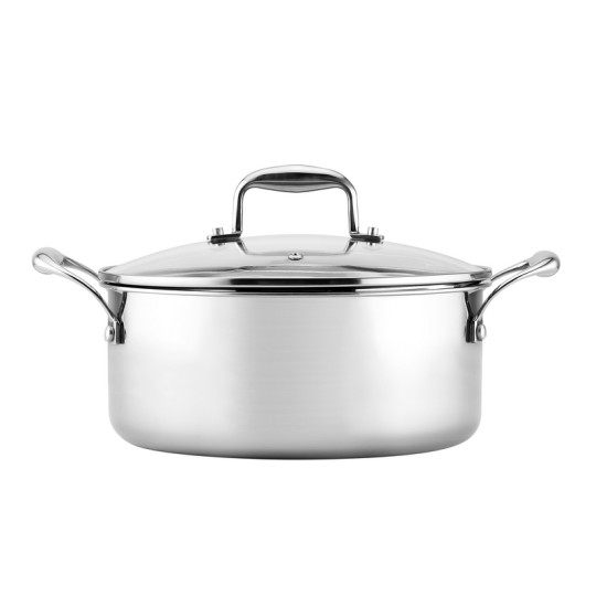 LUMIA - FAITOUT 24 CM INOX AVEC COUVERCLE BOITE COULEUR