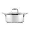LUMIA - FAITOUT 24 CM INOX AVEC COUVERCLE BOITE COULEUR