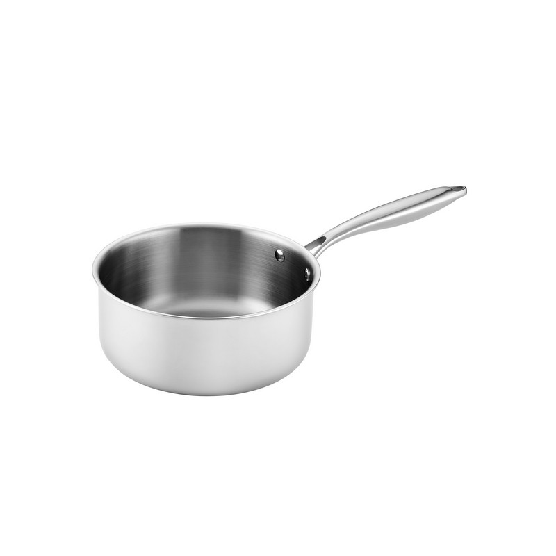 CASSEROLE 18 CM INOX MANCHE FIXE