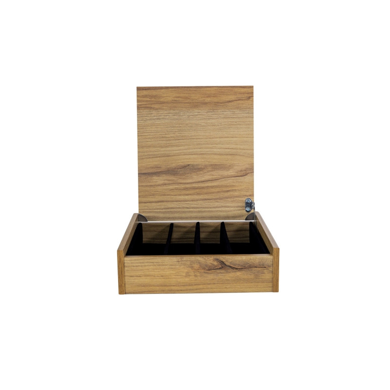 COFFRET BOIS 24 PIECES CERUSE