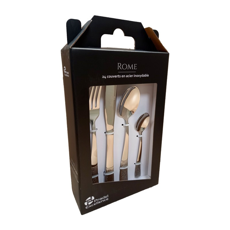 MENAGERE 24 PIECES INOX