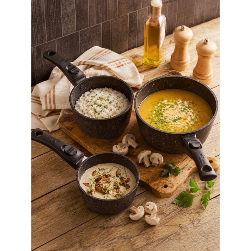 Lot de 3 casseroles...