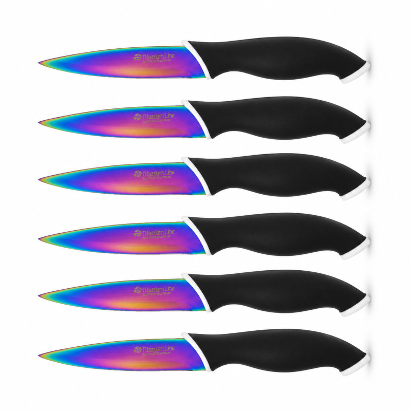 Coffret de 6 couteaux à...