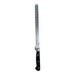 Couteau à jambon 28 cm – Manche noir 3 rivets