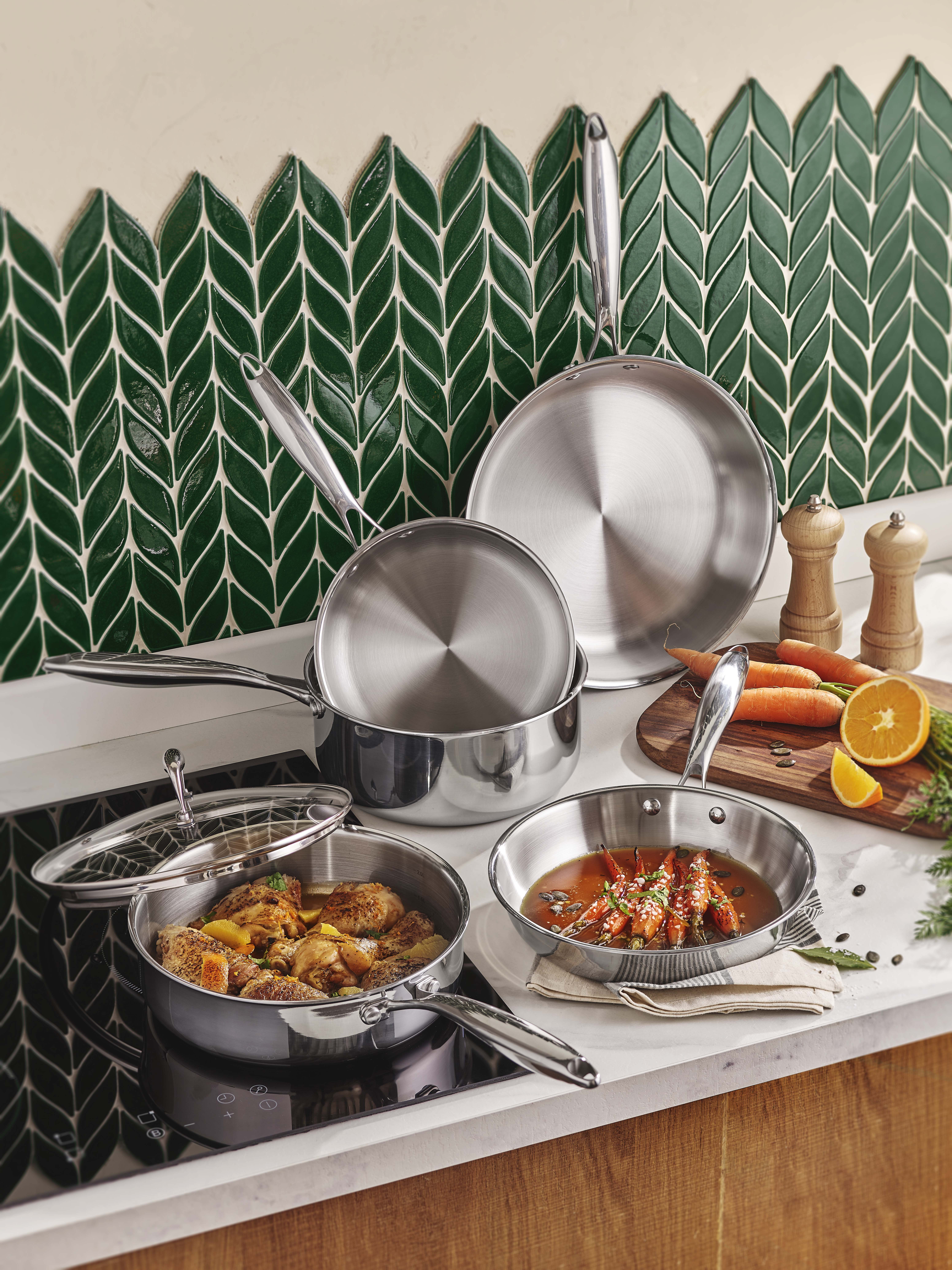 Batterie de cuisine inox sans PFAS gamme Lumia - Pradel Excellence