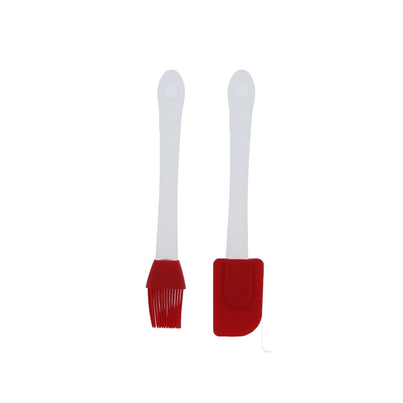 SET DE 10 USTENSILES MANCHES ROUGE SET DE 10 USTENSILES MANCHES ROUGE