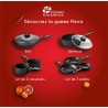 PIERRA WOK 28 cm INTERIEUR FAÇON PIERRE EXTERIEUR NOIR