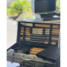 MALLETTE BARBECUE 16 PIECES MANCHES BAMBOU MALLETTE BARBECUE 16 PIECES MANCHES BAMBOU