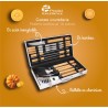 MALLETTE BARBECUE 16 PIECES MANCHES BAMBOU MALLETTE BARBECUE 16 PIECES MANCHES BAMBOU