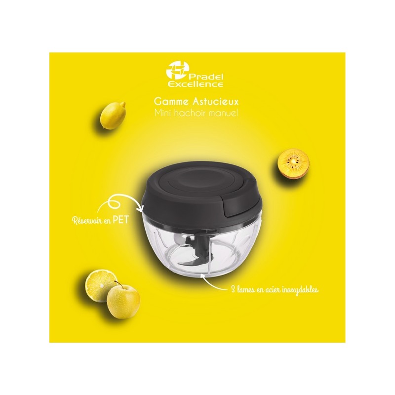 ASTUCIEUX - MINI HACHOIR MANUEL BOITE COULEUR