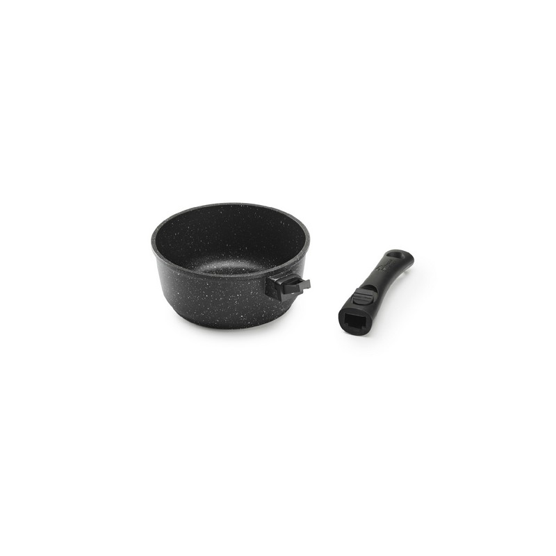 PREMIUM - CASSEROLE 20 CM FONTE D'ALUMINIUM MANCHE AMOVIBLE BOITE COULEUR