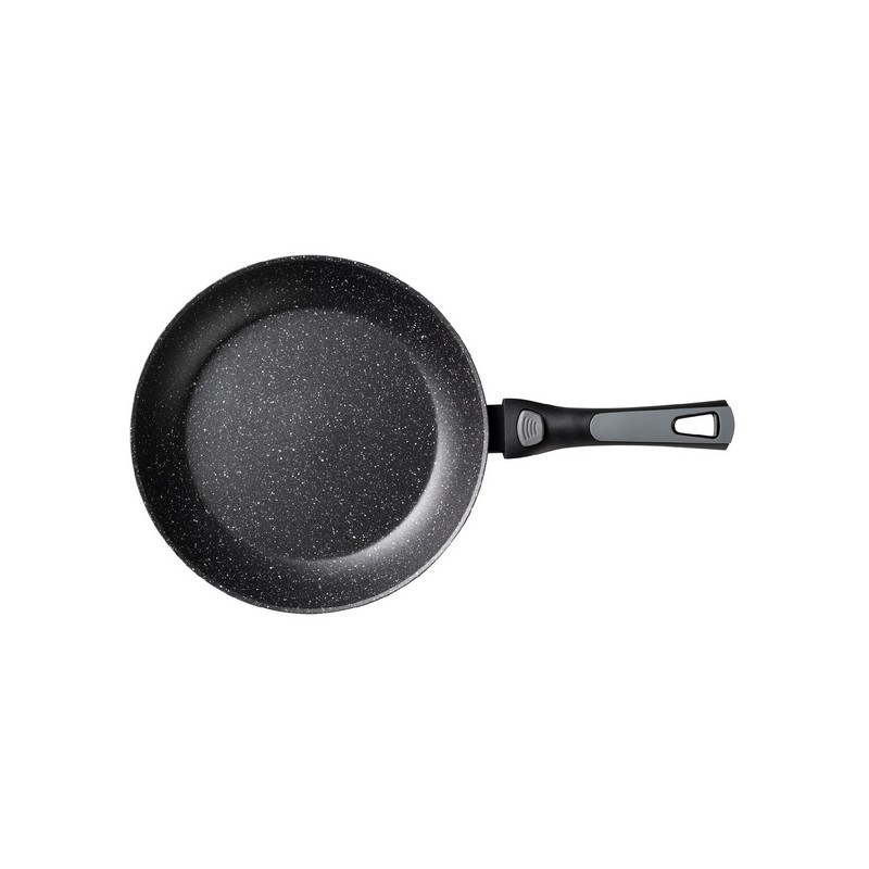 PIERRA - POELE 28 CM ALUMINIUM FORGE MANCHE AMOVIBLE BOITE COULEUR