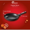 PIERRA - POELE 28 CM ALUMINIUM FORGE MANCHE AMOVIBLE BOITE COULEUR
