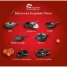 PIERRA - POELE CREPE 32 CM ALUMINIUM FORGE MANCHE AMOVIBLE BOITE COULEUR