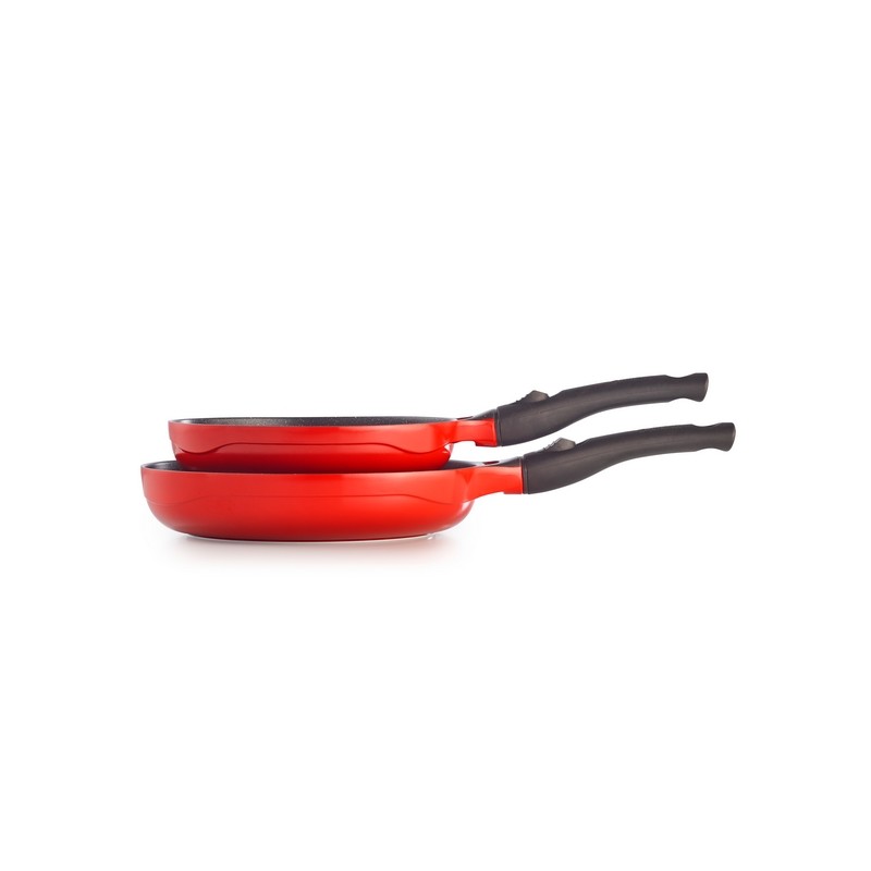 Set batterie DE BUYER 2 poêles à frire Mineral B amovible 24 et 28cm