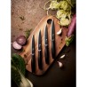 ESSENTIELS - SET 4 COUTEAUX STEAK LAME NOIRE BOITE COULEUR