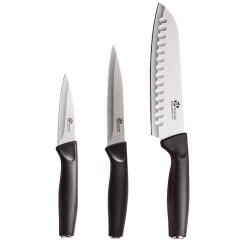 CLASSIQUE - SET 3 COUTEAUX DE CUISINE SUR CARTE