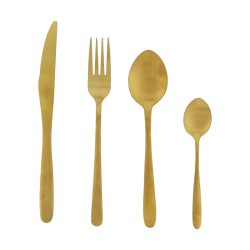 ALMERIA - MENAGERE 24 PIECES INOX BOITE COULEUR