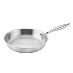 LUMIA - POELE 28 CM INOX MANCHE FIXE BOITE COULEUR