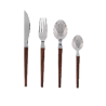 PERTH - MENAGERE 24 PIECES FACON BOIS BOITE COULEUR