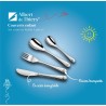 KIDDO COFFRET BOIS 4 COUVERTS ENFANT INOX