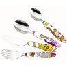 CIRCUS - SET 4 COUVERTS ENFANT ANIMAUX EN BOITE COULEUR CIRCUS - SET 4 COUVERTS ENFANT ANIMAUX EN BOITE COULEUR