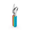 LUDO - SET 3 COUVERTS ENFANT MANCHES EMBOITABLES BOITE COULEUR LUDO - SET 3 COUVERTS ENFANT MANCHES EMBOITABLES BOITE COULEUR