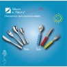 LUDO - SET 3 COUVERTS ENFANT MANCHES EMBOITABLES BOITE COULEUR LUDO - SET 3 COUVERTS ENFANT MANCHES EMBOITABLES BOITE COULEUR