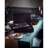 MENAGERE MIROIR 84 PIECES DANS COFFRET NOIR MENAGERE MIROIR 84 PIECES DANS COFFRET NOIR