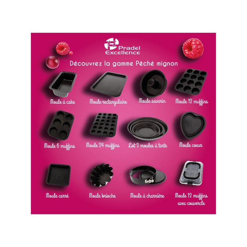 MOULE A GATEAUX CARRE 22.5 x 22.5 x 4.5 cm